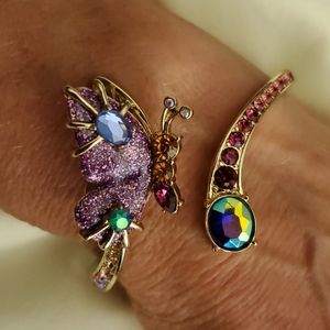 Betsy Johnson Butterfly Bangle